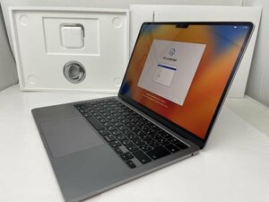 M31【美品・保証有】 充放電回数4回 MacBook Air 2022 13インチ SSD 256GB Apple M2 MLXW3J/A/100