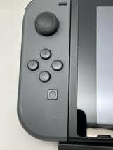 115【動作確認済】 Nintendo Switch 旧型 HAC-001 本体 スイッチ グレー_画像4