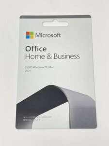 261【新品未開封】 Microsoft Office Home and Business 2021 (カード版)　