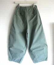 定価28,600円 RHC ロンハーマン Wide Milirtary Pants ワイド ミリタリーパンツ ベイカーパンツ OLIVE_画像3