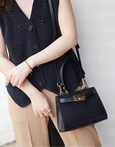 SLOBE IENA 別注 AULENTTI オウレンティ CLASSIC 2WAY ショルダーバッグ レザー BLACK