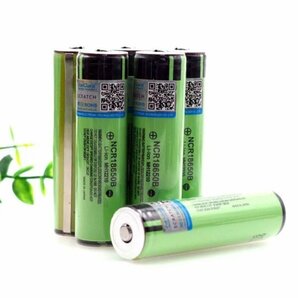 18650 リチウムイオン電池 日本製 PCB保護回路付 NCR18650B 3.7V 3400mAh 長さ69.5mmタイプ 容量保証 2本  即納の画像6