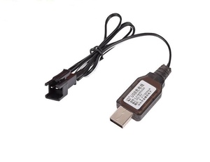 USB Charger SM 2P Plug 6V NI-CD / 6V Nickel Hyclegen Battery 6V-250MA USB-зарядное устройство