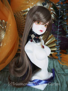 【TVG-154】Sharon / -Double Chocolate- / 新品 ドール ウィッグ 8-9inch / MDD DD 小顔SD等