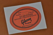 ★ Gibson 補修用 Orange Soundhole Label サウンドホール オレンジラベル ステッカー ★_画像3