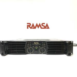 希少!! Panasonic RAMSA ラムサ 2チャンネル WP-9600 業務用パワーアンプ 【通電確認のみ】　（N）