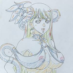 クイーンズブレイド 原画 10枚セット ルナルナ／genga　[セル画 Cel]