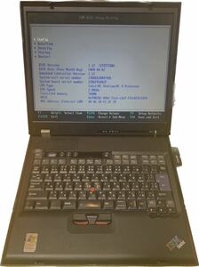 IBM Thinkpad G40 Windows XP 現状品