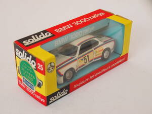 solido 1/43 25 BMW 3000 rallye フランス製　入手困難品