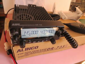 ☆美品 ！!ALINCO DR-７３５H 144/430ツインバンド５０W機