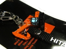 日立建機 ZAXIS 油圧ショベル マスコット キーホルダー ストラップ HITACHI KEYCHAIN_画像5