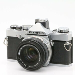 ボディ美品 OLYMPUS OM-1n シルバー 一眼レフフィルムカメラ OM-SYSTEM ZUIKO AUTO-S 50mm f1.8 標準 単焦点 マニュアル オールドレンズ