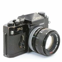 良品 Canon F-1 アイレベル 前期 一眼レフフィルムカメラ FD 50mm f1.4 S.S.C. SSC 標準 単焦点 マニュアル オールドレンズ_画像3