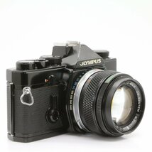 良品 OLYMPUS OM-1 ブラック 一眼レフイルムカメラ OM-SYSTEM G.ZUIKO AUTO-S 50mm f1.4 標準 単焦点 プライム マニュアル オールドレンズ_画像3