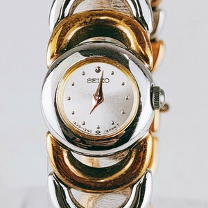 SEIKO セイコー 腕時計 1E20-0370 ブレス時計 2針 銀色文字盤 アクセサリー アンティーク レトロ ヴィンテージ とけい トケイ