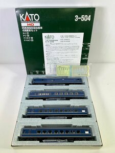 7-93＊HOゲージ KATO 3-504 20系特急形寝台客車 4両基本セット カトー 鉄道模型(aac)