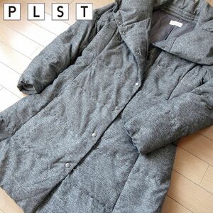 美品 PLST レディース ダウンコート グレー