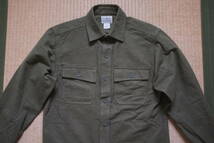 L.L.Bean　ネルシャツ　モスグリーン　size S_画像5