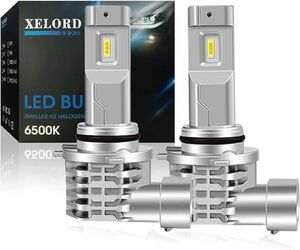 XELORD HB4 LED ヘッドライト CREEチップ搭載 9006 HB4 LEDバルブ 6500K ホワイト 車検対応 D