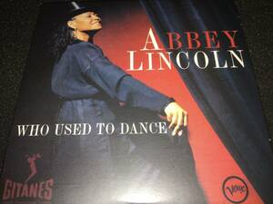 アビー・リンカーン フー・ユースト・トゥ・ダンス ヴァーヴ オリジナル 紙ジャケ 未使用美品 Abbey Lincoln WHO USED TO DANCE