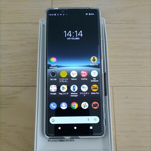 Xperia 5 IV 6.1インチ メモリー8GB ストレージ128GB ブラック ソフトバンク ほぼ新品