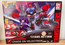 トランスフォーマー タイタンズリターン CHAOS ON VELOCITRON -カオス・オン・ヴェロシトロン- ジェネレーションズ トイザらス限定 美品_画像1