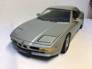 【智】1/18 レベル BMW 850i クーペ シルバー “REVELL 1991” ダイキャストモデル ミニカー ^_^現状品 