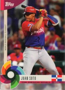 ［即決］Topps Juan Soto WBC World Baseball Classic Global Stars ドミニカ共和国 2023年 1