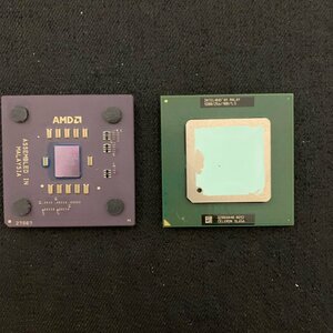 K712　AMD　Duron　DHL1100AHT1B　＆　Intel　Celeron　SL656　1.2GB　CPU　動作未確認