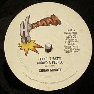 SUGAR MINOTT / (TAKE IT EASY) CROWD A PEOPLE (帯なし)