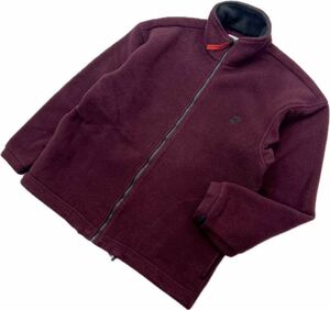 Jack Wolfskin ☆ ポーラテック フリースジャケット バーガンディ M 登山 ハイキング アウトドア キャンプ ジャックウルフスキン■N214