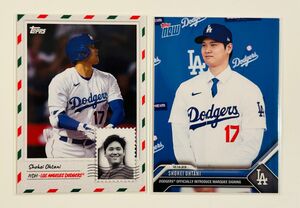 数量限定値下げ中【送料込】 Topps now MLB ドジャース 大谷翔平 カード 2枚セット