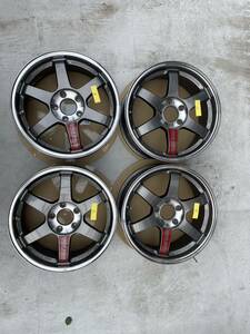 【美品】RAYS 5H TE37SL 7.5J 17インチ　シビック アルミホイール レイズ　volk racing ボルクレーシング　37 114.3 VR 鍛造　5穴　