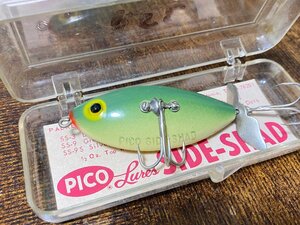 60-70's PICO SIDE SHAD オールド!! 希少ルアー!! デッドストック!! NIB!! 1970年代!! /ピコ サイドシャッド オールドタックル B級ルアー