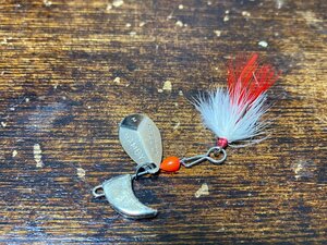 50's HEDDON GAMBY オールド!! 希少ルアー!! 珍品へドン!! メタルルアー!! /オールドヘドンオールドタックル ジグスピナー渓流 フィネス