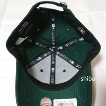 NEW ERA ニューエラ 正規品 キャップ 帽子 緑 ダーク グリーン ネイビー BOS レッドソックス MLB ユニセックス_画像4