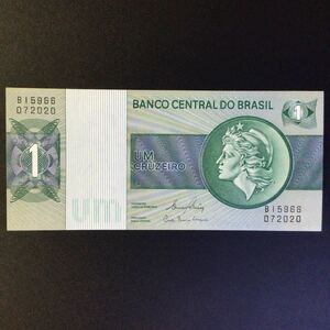 World Paper Money BRAZIL 1 Cruzeiro【1980】