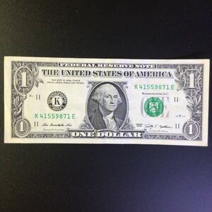 World Paper Money UNITED STATES OF AMERICA 1 Dollar《George Washington》【2009】『SERIES OF 2009』〔Dallas〕