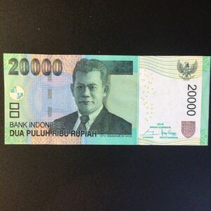 World Paper Money INDONESIA 20000 Rupiah【2016】