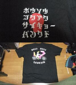 未使用 パンクドランカーズ punkdrunkers ツッパリ 不良 伝説 Tシャツ 黒 XXL 3L 不良 バイク 自動二輪車 暴走族 極悪 最強