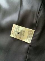 【MANI /GIORGIO ARMANI】ジョルジオ・アルマーニ　イタリア製　ウール　ロングコート　ネイビー　紺　42サイズ　定価194000円+税_画像6