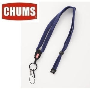 CHUMS Chums Ran ярд оригинал темно-синий CH61-1170 ремешок на шею держатель смартфон мобильный ID