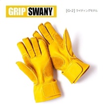 GRIP SWANY グリップスワニー G-2 ライディングモデル アウトドアレザーグローブ イエロー Mサイズ　アウトドア　キャンプ_画像2