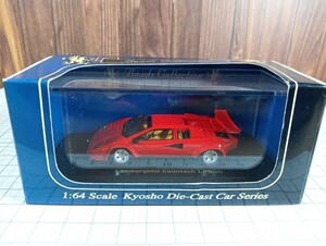 京商 BeadsCollection 1/64 京商ダイキャストカーシリーズ LAMBORGHINI COUNTACH LP500 No.06411R