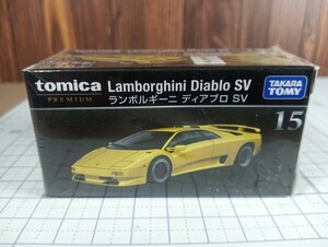 トミカプレミアム No.15 ランボルギーニ ディアブロ SV S=1/62 未開封品