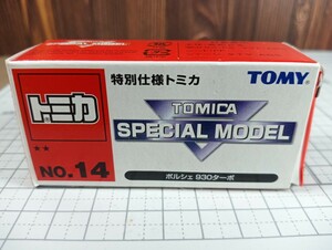 トミカ No.14 ポルシェ 930ターボ 黒 特別仕様トミカ S=1/61 No.F1 2003TOMY PORSCHE 950 TURBO 開封品