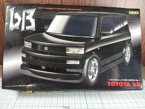 イマイTOYOTA bB 1/32 scale J‘S MINI SERIES No.1 はめ込み式ワンタッチ組立モデル 黒 モーター動力走行可能（4駆シャーシ取付可能別売）