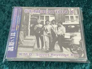 ★GENERATION X★甘い復讐★帯付/直輸入盤★CD★ボーナストラック★ジェネレーション X★K.M.D SWEET REVENGE XTRA★REVEL YELL MUSIC★