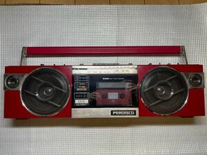 PERDISCO 2WAY 4 SPEAKERS SOUND SYSTEM HITACHI ラジオ マルチレコードプレーヤー レコード TRK-LX5