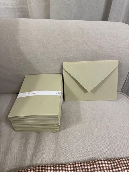 アンティーク封筒 50枚 結婚式 手作り招待状